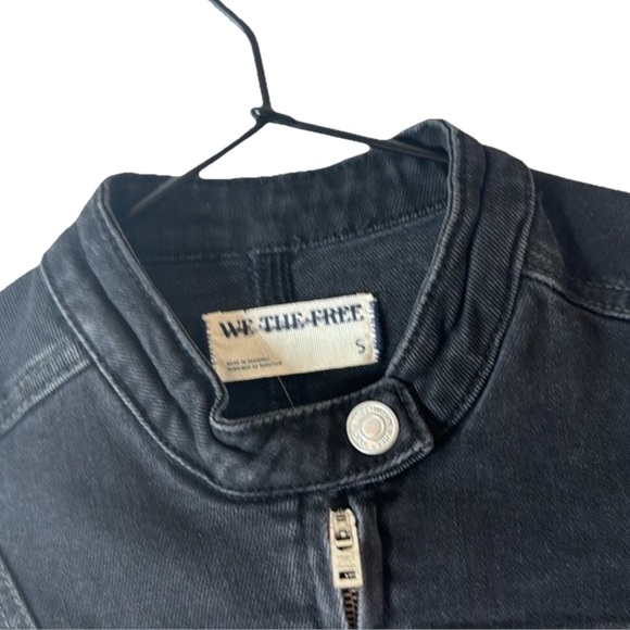 NWOT Free People NEW Small We The Free Jaded One Piece denim jumpsuit bl… - Picture 3 of 4